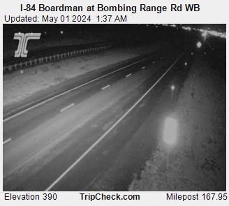 I-84 Boardman at Bombing Range Rd WB